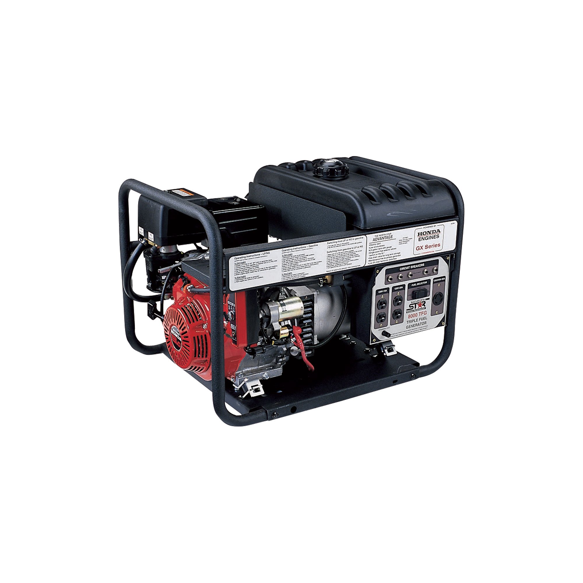 NorthStar Trifuel Generator — 390cc, 8000 Surge Watts, 6600 Rated Watts